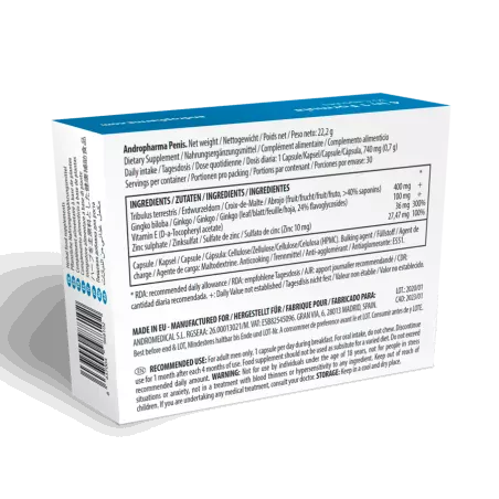 ANDROPHARMA PENIS - ERGÄNZUNGSMITTEL ZUR PENISVERGRÖSSERUNG