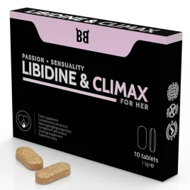 BLACK BULL - LIBIDINE CLIMAX INCREASE L BIDO FOR WOMEN 10 CAPSULES