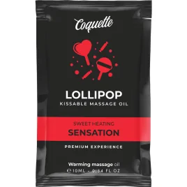 COQUETTE CHIC DESIRE - POCKET LOLLIPOP KISSABLE MASSAGE OIL HEATING SENSATION 10 ML
