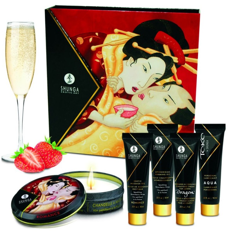 SHUNGA - KIT SECRET GEISHA FRAISES ET CAVA SHUNGA - KIT SECRET GEISHA FRAISES ET CAVA