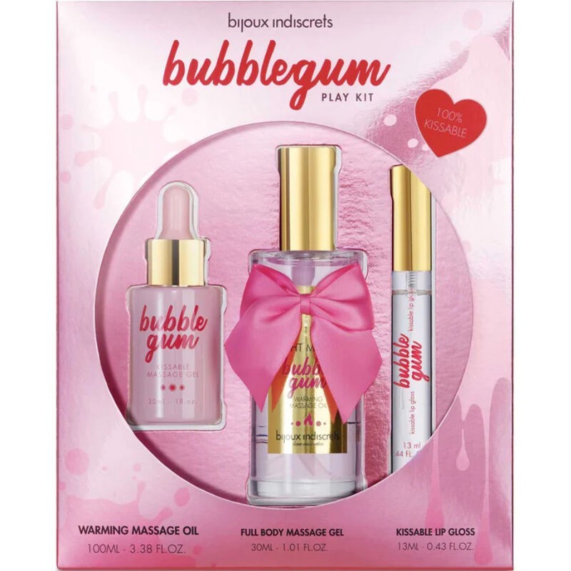BIJOUX - INDISCRETS BUBBLEGUM-SPIELSET MIT ÖL GEL UND LIPGLOSS BIJOUX - INDISCRETS BUBBLEGUM-SPIELSET MIT ÖL GEL UND LIPGLOSS