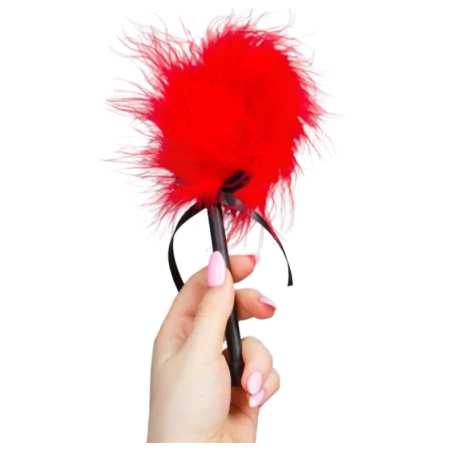 GIOCO SEGRETO - SPOLVERINO MARABOU ROSSO