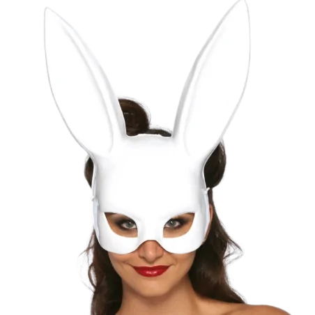 LEG AVENUE - MASCHERA CONIGLIO MASQUERADE BIANCA