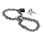 METAL HARD - MENOTTES AVEC CHAÎNE EN ACIER INOXYDABLE. METAL HARD - MENOTTES AVEC CHAÎNE EN ACIER INOXYDABLE.