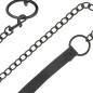 DARKNESS - BLACK NECKLACE WITH CHAIN DARKNESS - BLACK NECKLACE WITH CHAIN