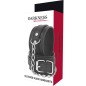 DARKNESS - BLACK TEXTURED LEATHER HANDCUFFS DARKNESS - BLACK TEXTURED LEATHER HANDCUFFS