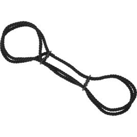 DARKNESS - HANDSCHELLEN ODER KNÖCHEL-HANDSCHELLEN AUS 100 % BAUMWOLLE