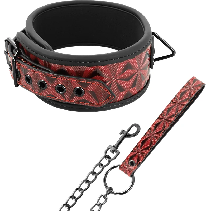 BEGME - COLLIER EN CUIR VÉGAN PREMIUM ÉDITION ROUGE AVEC DOUBLURE EN NÉOPRÈNE BEGME - COLLIER EN CUIR VÉGAN PREMIUM ÉDITION ROUGE AVEC DOUBLURE EN NÉOPRÈNE