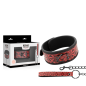 BEGME - COLLIER EN CUIR VÉGAN PREMIUM ÉDITION ROUGE AVEC DOUBLURE EN NÉOPRÈNE BEGME - COLLIER EN CUIR VÉGAN PREMIUM ÉDITION ROUGE AVEC DOUBLURE EN NÉOPRÈNE