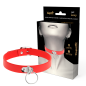 COQUETTE CHIC DESIRE - RED VEGAN LEATHER NECKLACE WOMAN FETISH ACCESSORY COQUETTE CHIC DESIRE - RED VEGAN LEATHER NECKLACE WOMAN FETISH ACCESSORY
