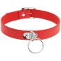 COQUETTE CHIC DESIRE - RED VEGAN LEATHER NECKLACE WOMAN FETISH ACCESSORY COQUETTE CHIC DESIRE - RED VEGAN LEATHER NECKLACE WOMAN FETISH ACCESSORY