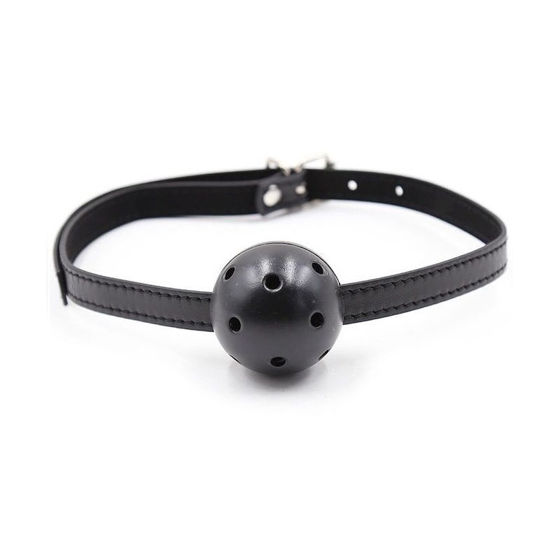 OHMAMA FETISH - KNEBEL MIT BALL UND ÖFFNUNGEN OHMAMA FETISH - KNEBEL MIT BALL UND ÖFFNUNGEN