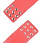 OHMAMA FETISH - RED HANDCUFFS WITH SNAP CLOSURE OHMAMA FETISH - RED HANDCUFFS WITH SNAP CLOSURE