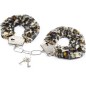 OHMAMA FETISH - VELVETEEN FURLINED METAL WRIST CUFFS OHMAMA FETISH - VELVETEEN FURLINED METAL WRIST CUFFS