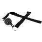 OHMAMA FETISH BALL GAG RESPIRANT EN TISSU NOIR OHMAMA FETISH BALL GAG RESPIRANT EN TISSU NOIR