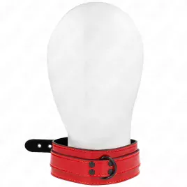 KINK - COLLANA REGOLABILE VINO ROSSO 37,5-49,5 CM X 5 CM