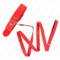 KINK - COLLIER AVEC CEINTURE 116 CM BRACELET ROJO AJUSTABLE 32-50 CM X 8 CM