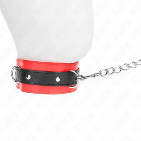 KINK - COLLAR WITH BELT 65 CM WITH STRAP RED 54 X 4.5 CM