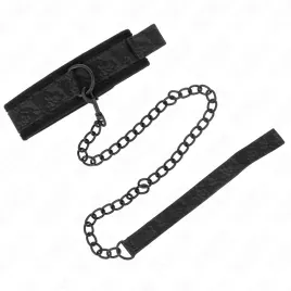 KINK - BASIC MODEL COLLAR WITH LEASH 77 CM MODEL 5 AJUSTABLE 34-54 CM X 5 CM