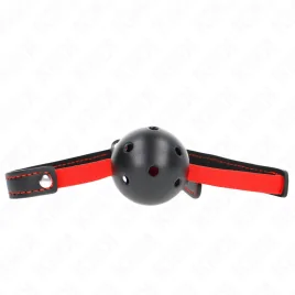 KINK - HOHLHARTER MUND 4,5 CM KNEBEL MIT ELASTISCHEM GÜRTEL 56 x 1,5 CM