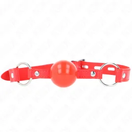 KINK - BÂILLON TPE BALLE 4 CM AVEC ROJO LOCK 60 x 2 CM