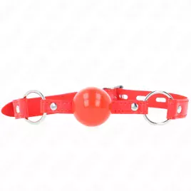 KINK - BÂILLON TPE BALLE 4 CM AVEC ROJO LOCK 60 x 2 CM