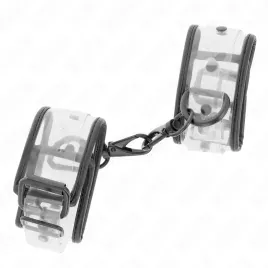 KINK - POIGNETS TRANSPARENTS AJUSTABLES 18-30 CM X 5,5 CM