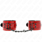 KINK - POIGNETS ROUGE FONCÉ 23 X 5 CM
