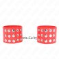 KINK - APPUI-POIGNETS AVEC BOUTON-PRESSION ROUGE RÉGLABLE 19-24 CM X 5,5 CM