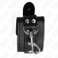 KINK - APPAREILS-POIGNETS VERROUILLABLES DUNGEON NOIR AJUSTABLES 21-28 CM X 5,5 CM