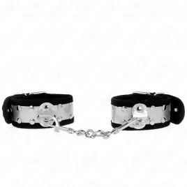 KINK - APPUI-POIGNETS FINS NOIR / ARGENT 30 X 4 CM