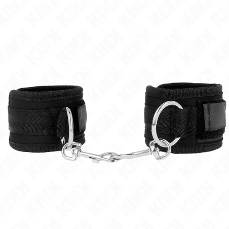 KINK - HANDGELENKFESSELN SCHWARZ VERSTELLBAR 18-35 CM X 6 CM