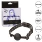 CALEXOTICS - NOCTURNAL BALL GAG SILICONE BLACK CALEXOTICS - NOCTURNAL BALL GAG SILICONE BLACK