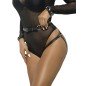 SUBBLIME - 953690 MENOTTES AVEC CEINTURE DE BONDAGE NOIRE TAILLE UNIQUE SUBBLIME - 953690 MENOTTES AVEC CEINTURE DE BONDAGE NOIRE TAILLE UNIQUE