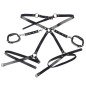 SUBBLIME - 953690 MENOTTES AVEC CEINTURE DE BONDAGE NOIRE TAILLE UNIQUE SUBBLIME - 953690 MENOTTES AVEC CEINTURE DE BONDAGE NOIRE TAILLE UNIQUE