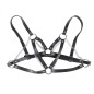 SUBBLIME - 953713 CINTURA PUNK BONDAGE FIBBIA METALLO NERA TAGLIA UNICA SUBBLIME - 953713 CINTURA PUNK BONDAGE FIBBIA METALLO NERA TAGLIA UNICA