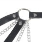 SUBBLIME - 953713 CINTURA PUNK BONDAGE FIBBIA METALLO NERA TAGLIA UNICA SUBBLIME - 953713 CINTURA PUNK BONDAGE FIBBIA METALLO NERA TAGLIA UNICA