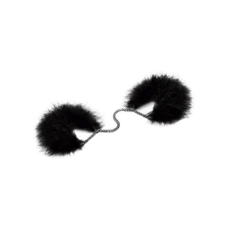 BIJOUX - ZA ZA ZU FEATHER HANDCUFFS BIJOUX - ZA ZA ZU FEATHER HANDCUFFS