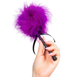 SECRETPLAY - PINK PURPLE MARABOU DUSTER