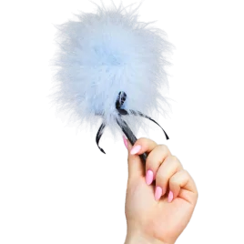 SECRETPLAY - HELLBLAUER MARABOU-Staub