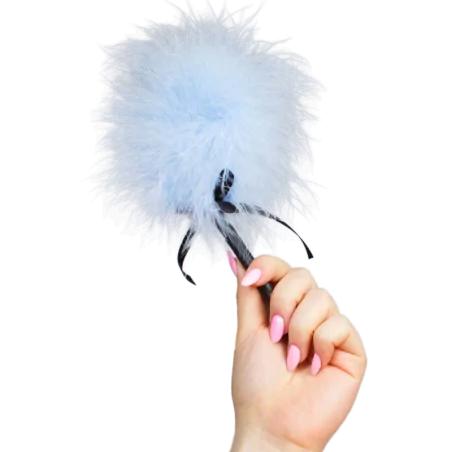 SECRETPLAY - DUSTER MARABOU BLEU CLAIR