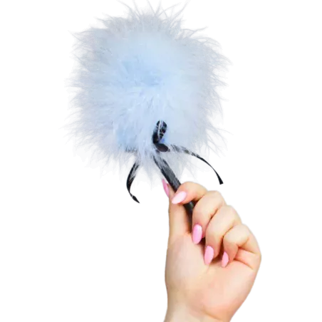 SECRETPLAY - DUSTER MARABOU BLEU CLAIR