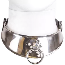 METAL HARD - RESTRAINT COLLAR WITH RING
