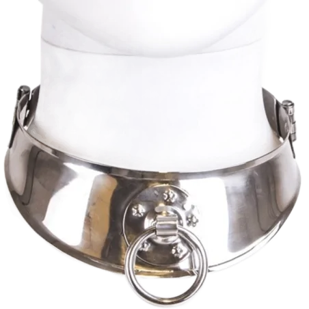 METAL HARD - RESTRAINT COLLAR WITH RING