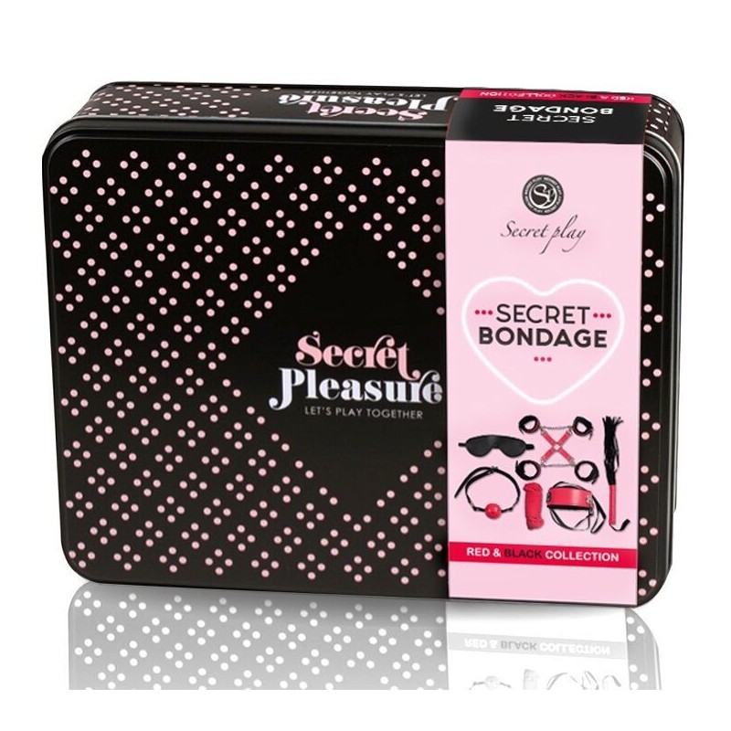 SECRETPLAY - BDSM SET 6 PCS ROUGE COLLECTION SECRETPLAY - BDSM SET 6 PCS ROUGE COLLECTION