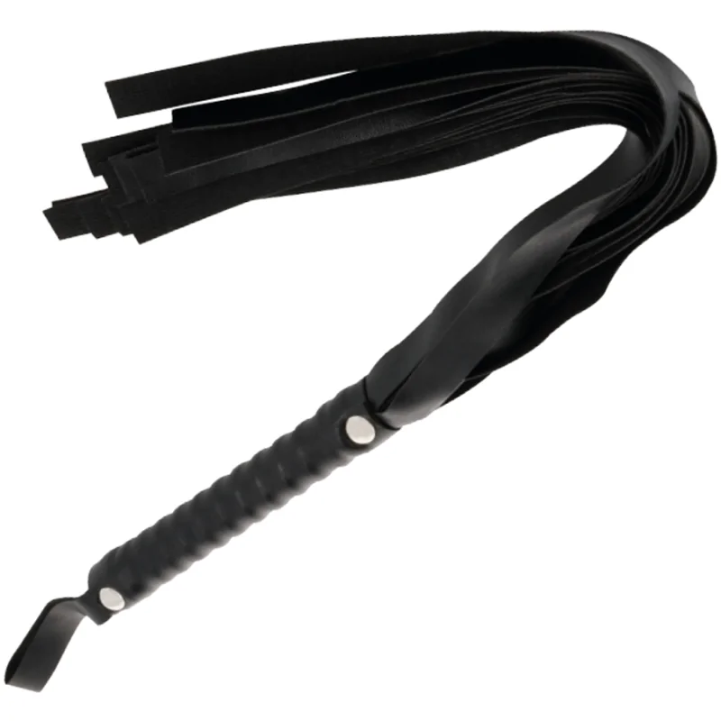 DARKNESS - BLACK BONDAGE WHIP 51 CM DARKNESS - BLACK BONDAGE WHIP 51 CM