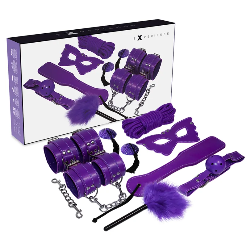 EXPERIENCE - KIT FÉTICHE BDSM SÉRIE VIOLET EXPERIENCE - KIT FÉTICHE BDSM SÉRIE VIOLET