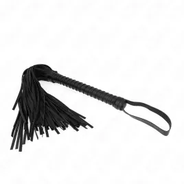KINK - PEITSCHE MIT SCHWARZEM STRUKTURIERTEM GRIFF 48,5 CM