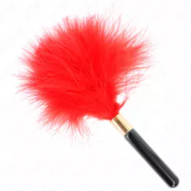 KINK - PIUME TICKLE IN METALLO ORO ROSSO 18 CM