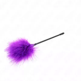 KINK - PLUMES TICKLE VIOLES UTILISÉES POUR LE KIT BONDAGE 27 CM